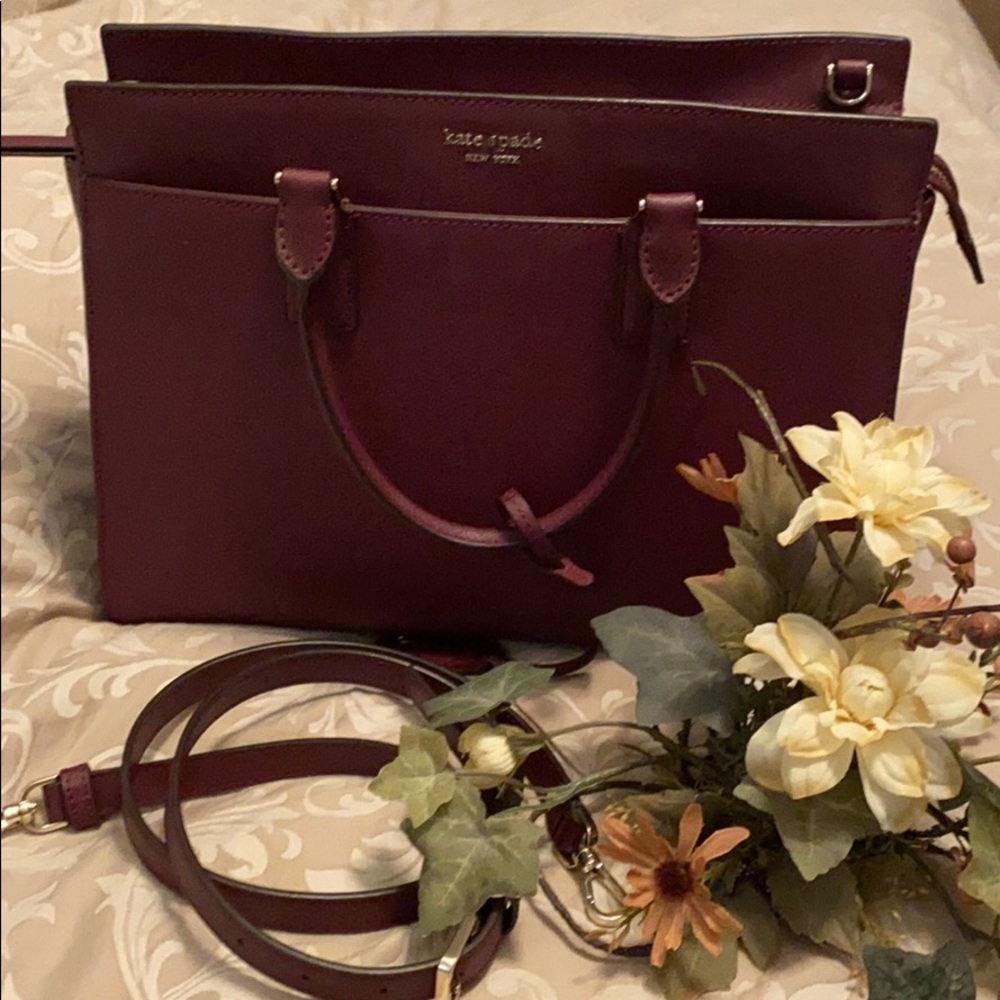 Kate spade Maroon Cameron with Crossbody Strap - Picture 3 of 9